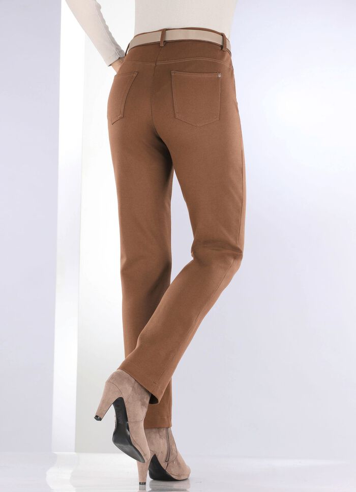 Broek met sportieve chic 