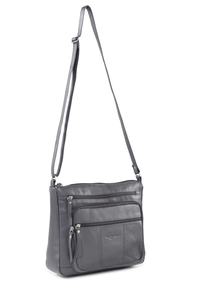 Laurina, tas, dames, met verstelbare schouderband GRIJS