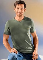 Set van drie overhemden met V-hals 