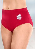 Set van vier slipjes met bloemenprint 