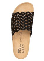 ELENA EDEN, lichte damesmuiltjes, breedte G, met leren voetbed 