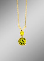 Ketting met echte peridoot 