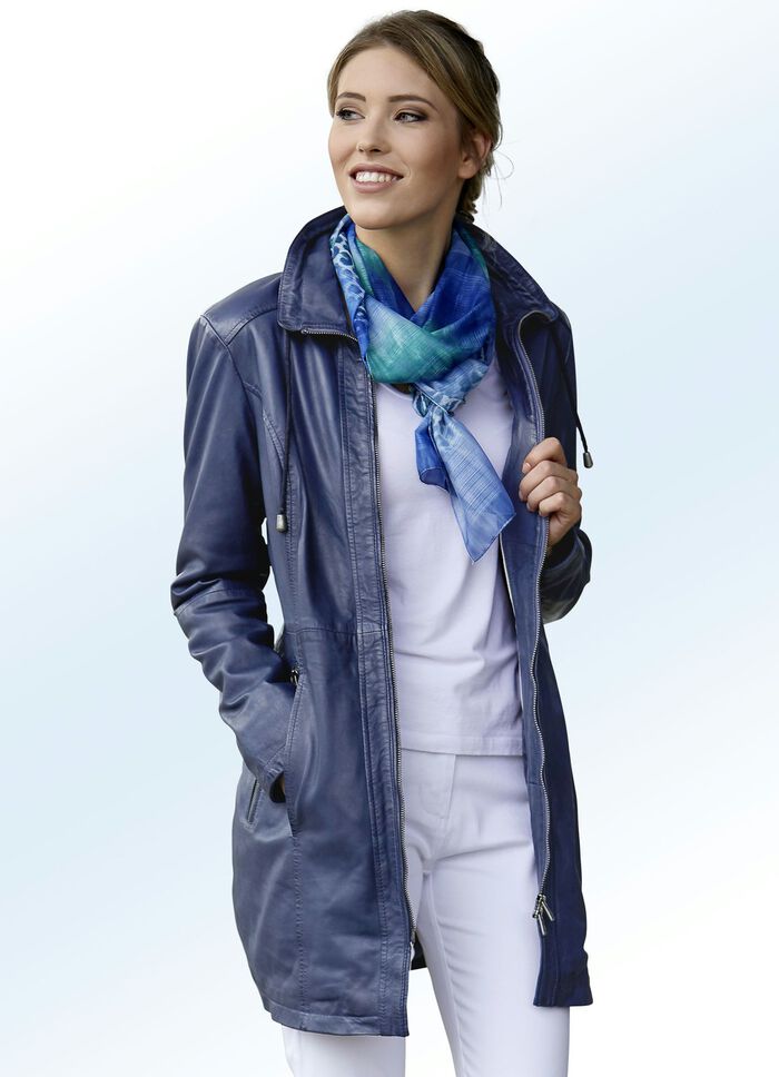 Leren jas van "Jilani" 