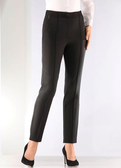 Broek met aangeknipte tailleband 