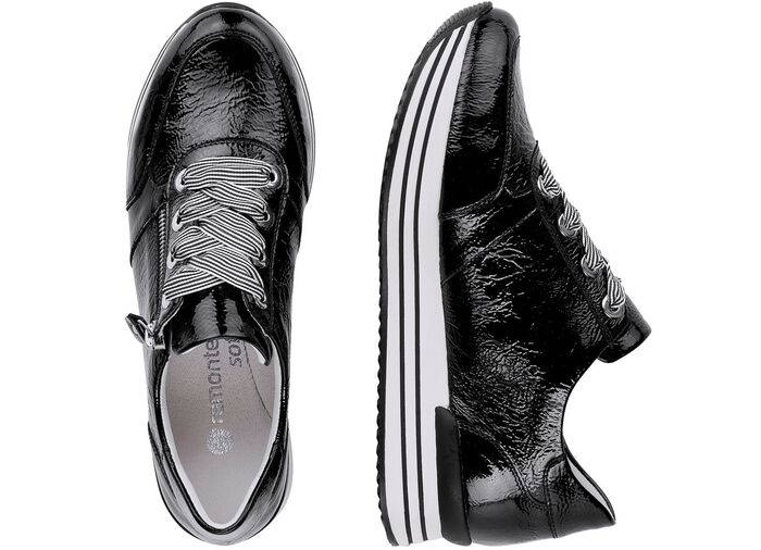 Remonte sneakers met effectieve vetersluiting 