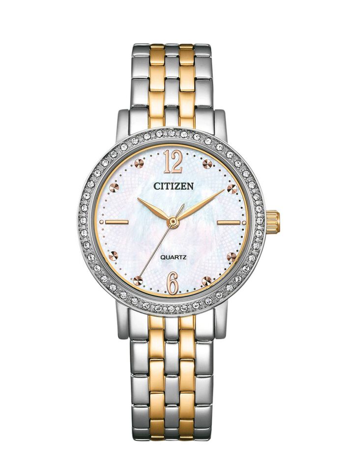 Citizen quartz dameshorloge met parelmoer inleg 