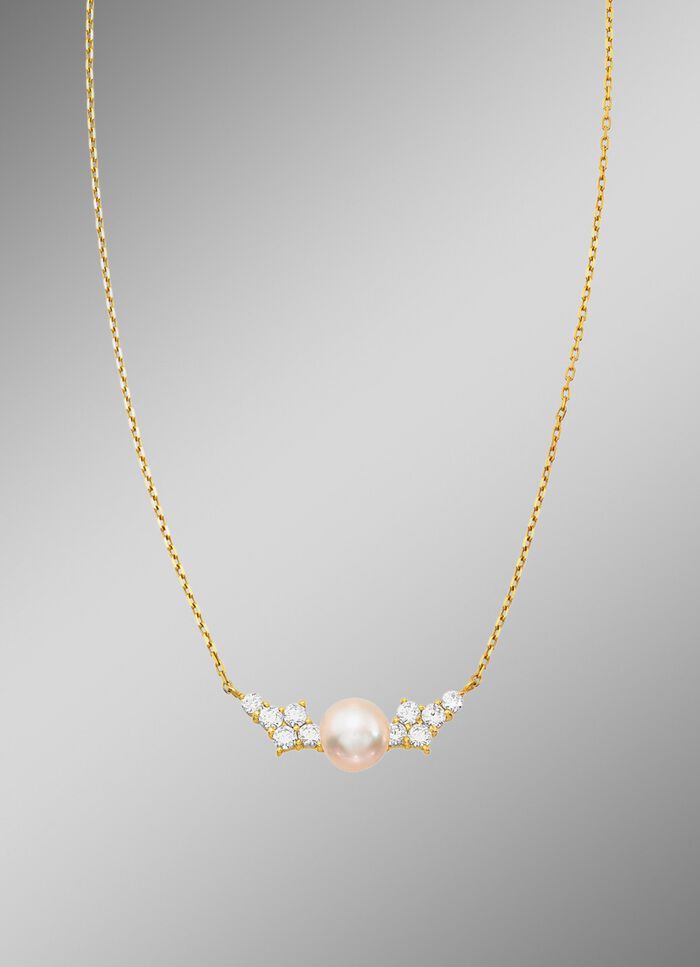 Halsketting met zoetwaterkweekparel 