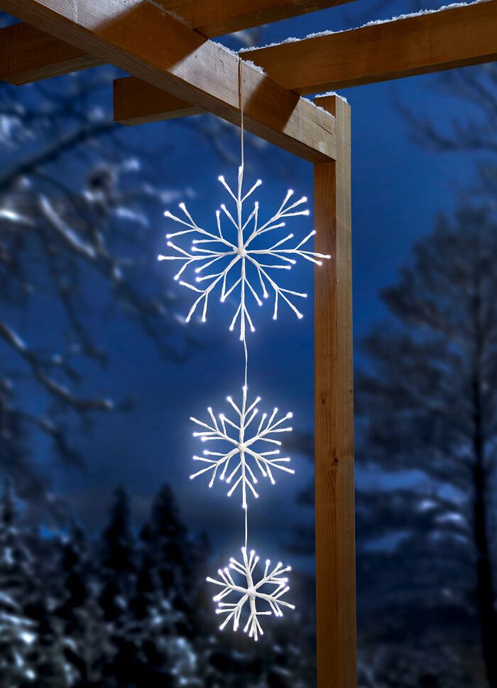 Ledmobiel met sneeuwvlokken 