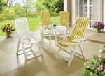 Onderhoudsvriendelijk en weerbestendig tuinmeubilair WIT