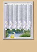 Korte jaloezie&euml;n met stangdoorvoer en gebogen uiteinde WEISS-BUNT