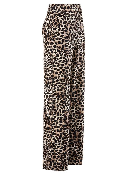 Broek in trendy luipaardprint 