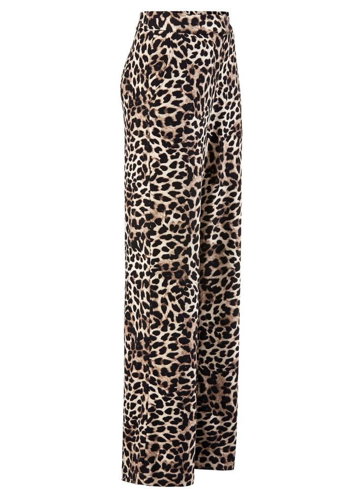 Broek in trendy luipaardprint design 