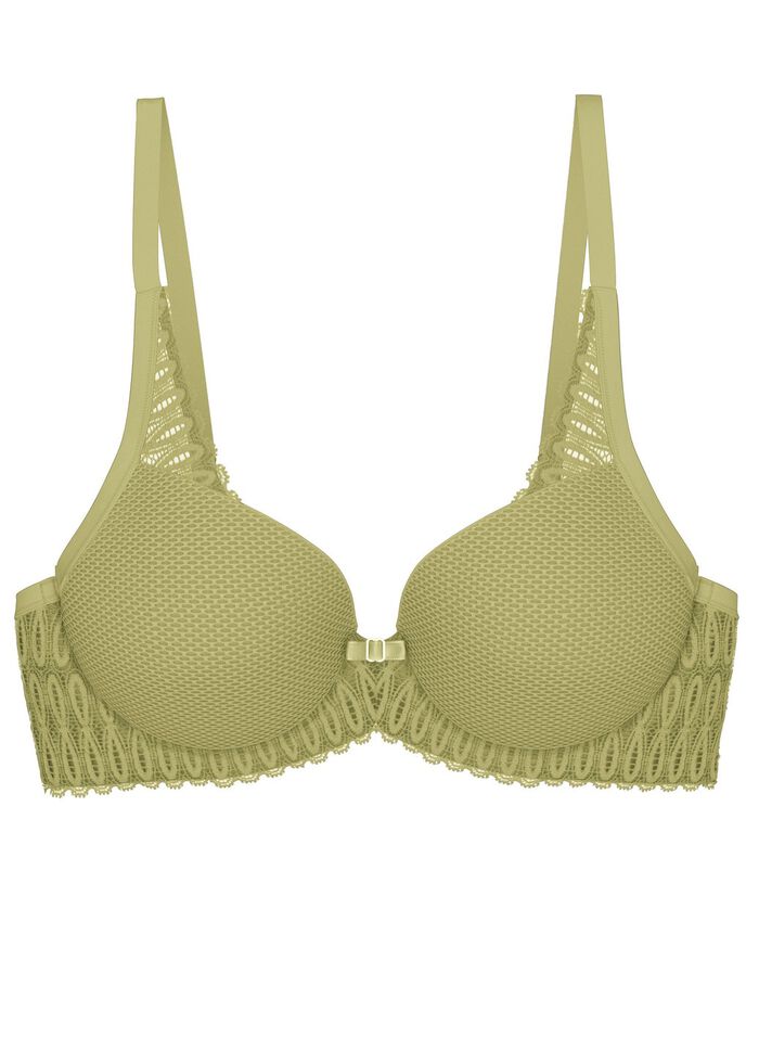 Triumph Aura Spotlight beugelbeha met elastische kant PISTAZIE