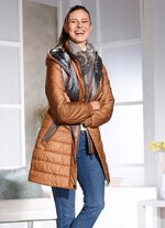 Korte jas met vestinzet 