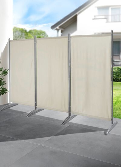 Stabiele scheidingswand, 3-delig 