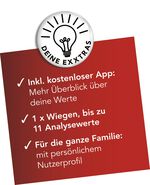 MAXXMEE lichaamsanalyseweegschaal met LCD-display 