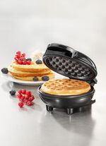 mini wafelijzer met antiaanbaklaag 