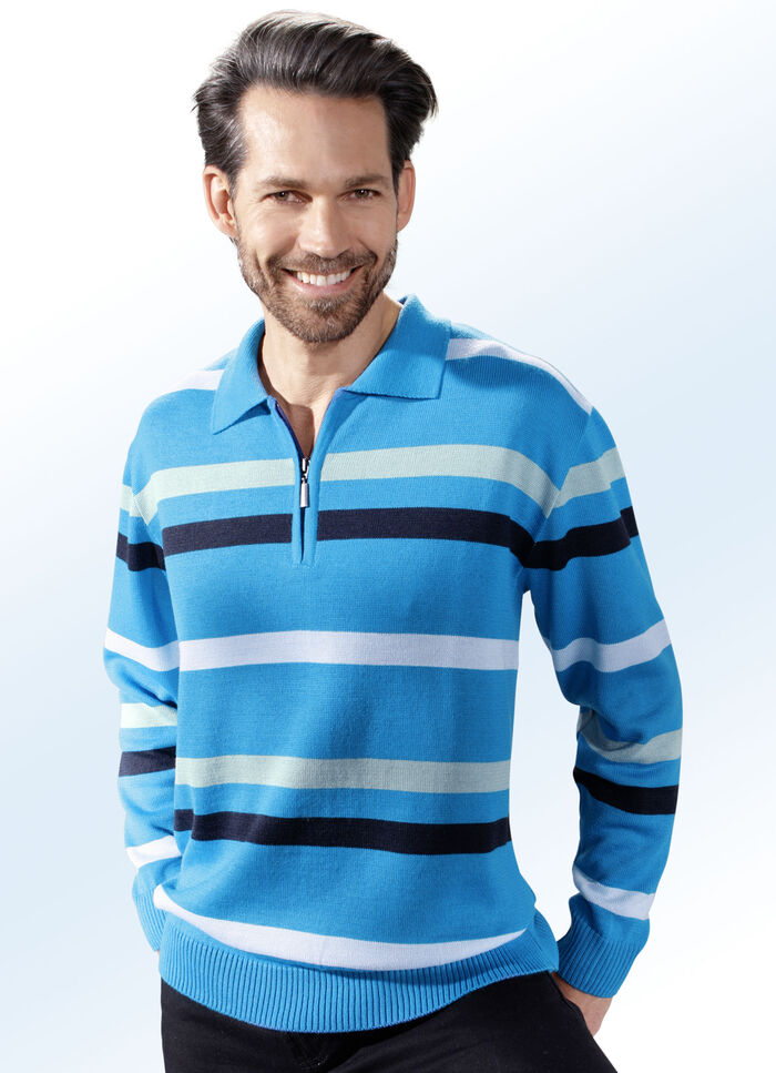 Polotrui met gestreept dessin 