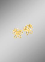 Filigraan oorbellen met bloemmotief 