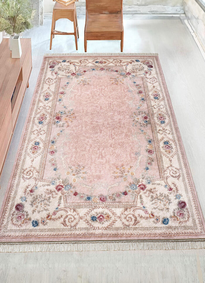 Bruggen, galerij en tapijten ROZE