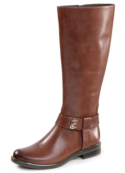 ELENA EDEN, trendy dameslaarzen, winterschoenen, breedte G, met rits 