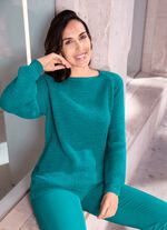 Trui met decoratief structuurpatroon 