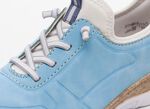 Rieker sneakers met elastische decoratieve vetersluiting 