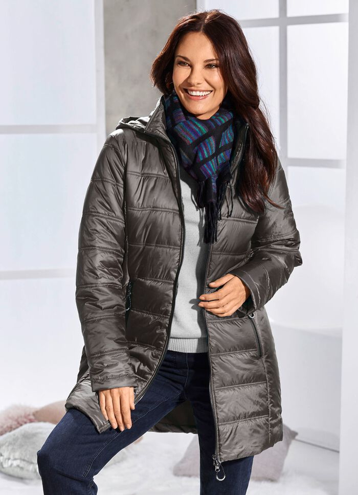 Jas met 2-weg ritssluiting GRAFIET