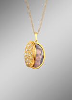 Medaillon om te openen in tweekleurig 