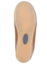 Andrea Conti, comfortabele damessneakers, breedte G, met uitneembaar voetbed COGNAC