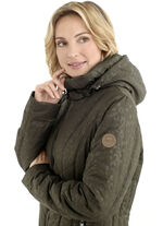 Lange jas met roofdierdessin 