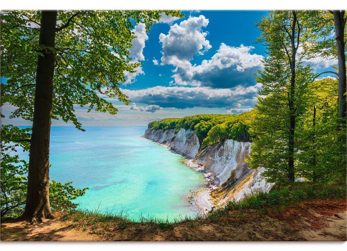 Foto "Krijtrotsen aan de kust van de Oostzee op het eiland R&uuml;gen" 