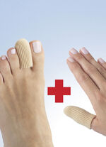 Vinger- en teenbescherming, 6-delig, met siliconen binnenkant 