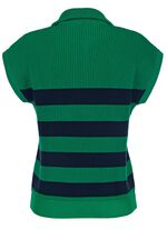 Sweatervest in pareltand 