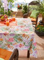 Digitaal bedrukt tafelkleed van 100% katoen 