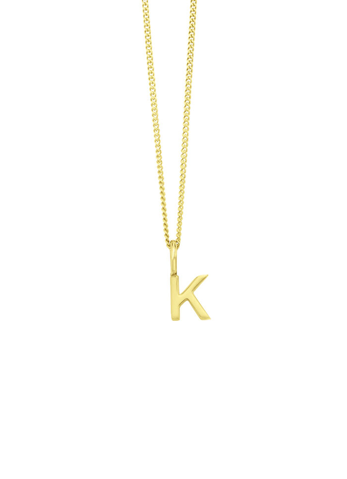 Letterhanger met kinketting