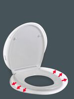 Toiletbril XXL met extra brede zitting 