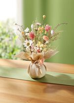 Opstelling in een jutezak 