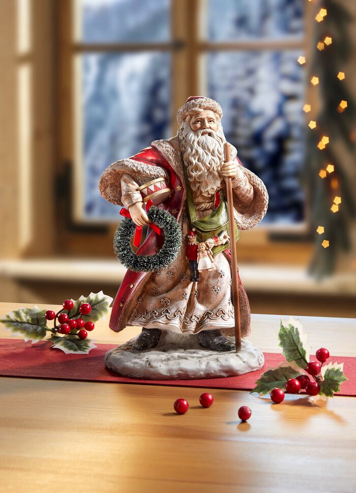 Sinterklaas met een staf 