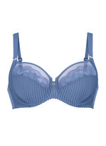 Rosa Faia beugelbeha met tule borduurkant JEANSBLAU