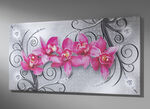 Afbeelding met de titel Orchids ROZE-ZILVER-381