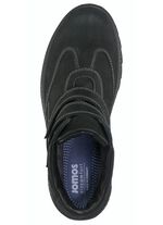 Bootie met twee verstelbare sluitingen ZWART