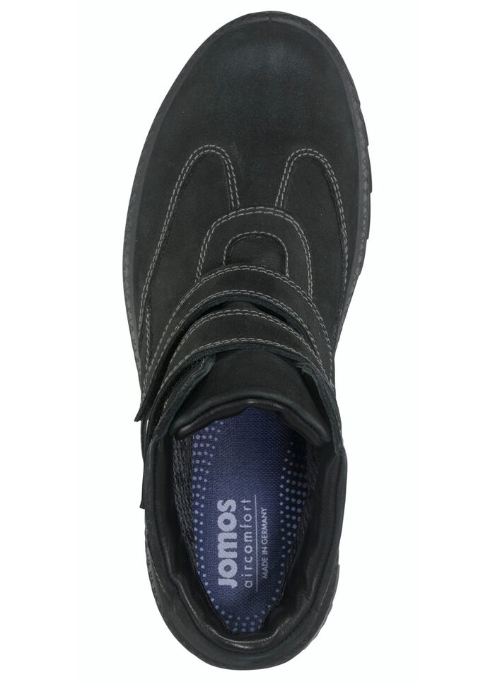 Bootie met twee verstelbare sluitingen ZWART