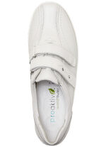 Waldl&auml;ufer, comfortabele damespantoffels, breedte H, met uitneembaar voetbed NATUURWIT