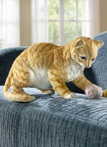 Kat met bolletje wol 