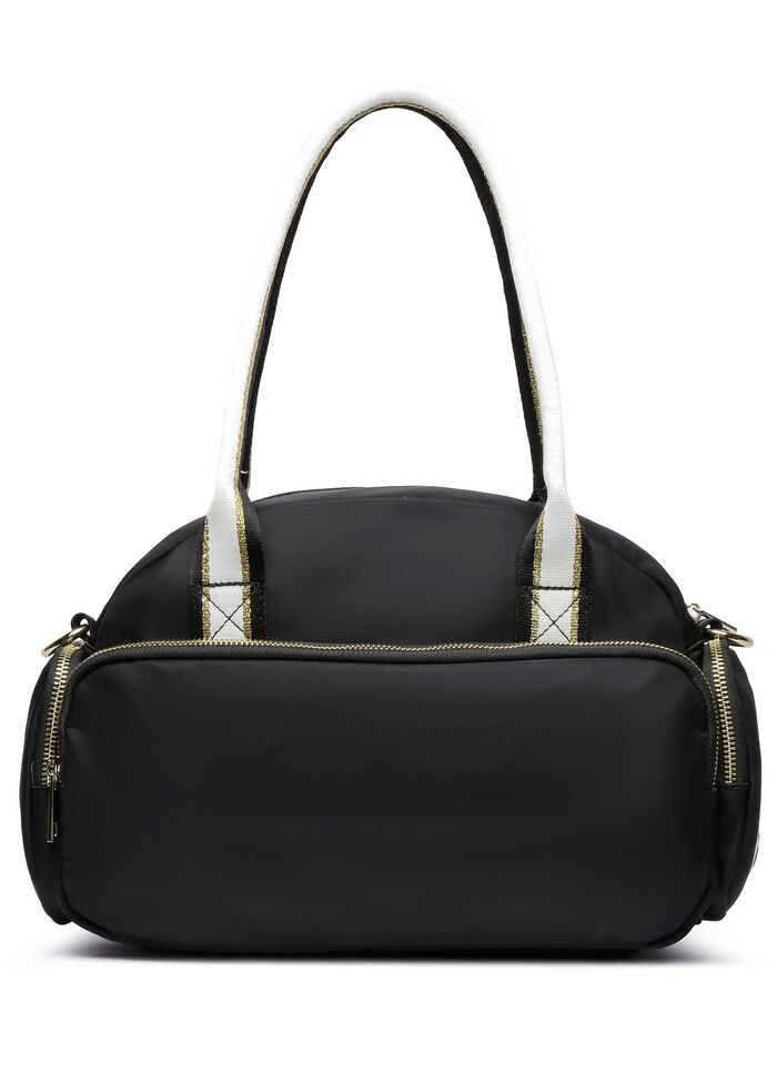 Collezione Alessandro tas gemaakt van synthetisch materiaal ZWART-OUDZILVER