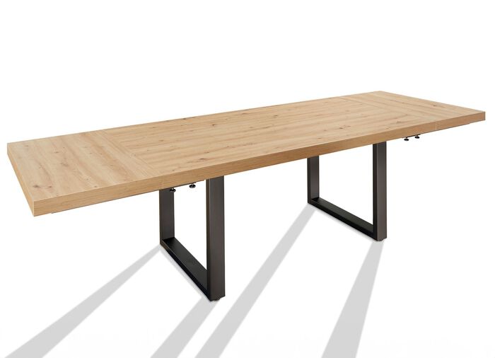 Stijlvolle eettafel met uitschuifbaar blad 