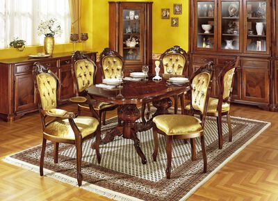 Prachtige eettafel met waardevol inleg 