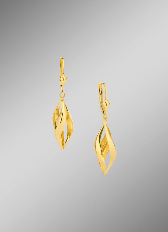 Opengewerkte gouden oorbellen 