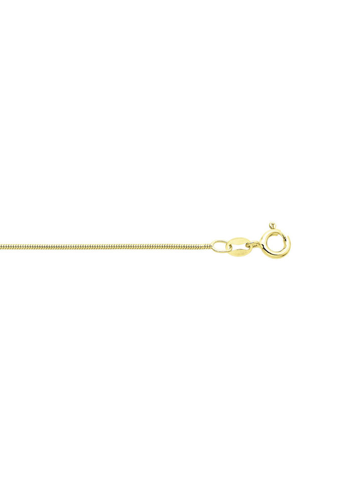 Vergulde zilveren slangenketting 